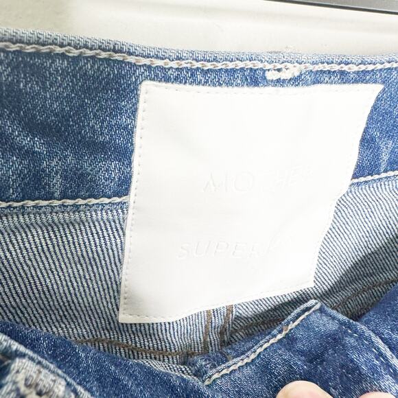 Mother Superior Tom Cat Playing with Scissors Medium Wash Distressed Jeans 27 - Picture 7 of 10